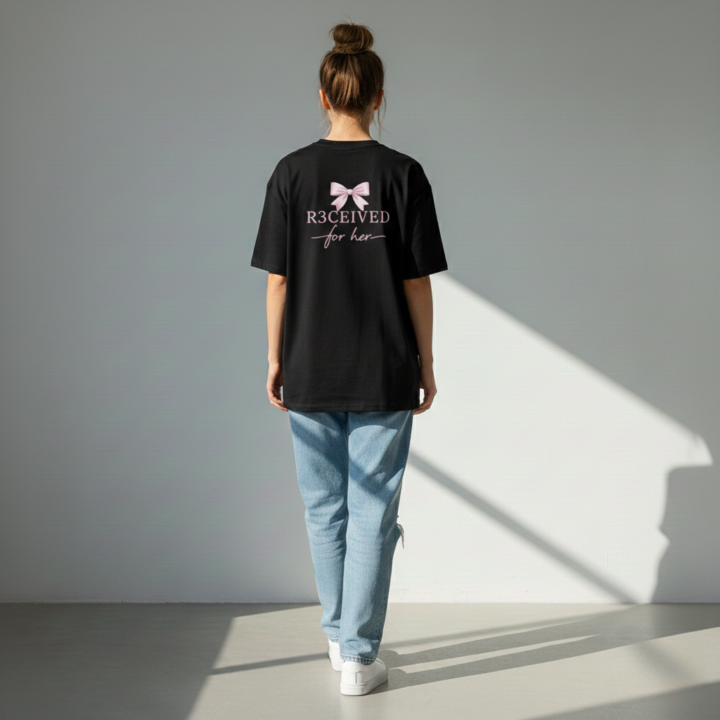 R3CEIVED 🎀 Softness for Her Oversized Shirt