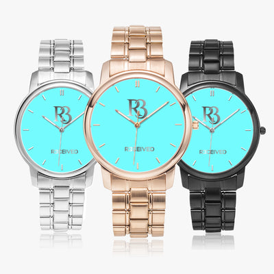 R3, abundance Stainless Steel Quartz Watch R3ceived