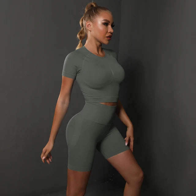 R3ceived, yoga fitness two-piece set - R3ceived