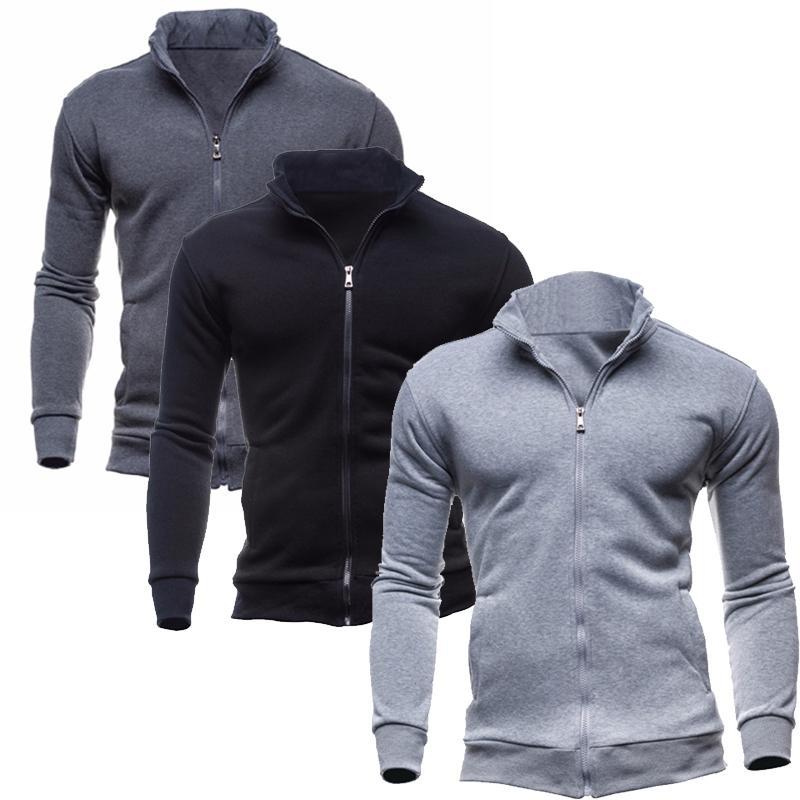 R3, Fashion Members club Turtleneck Full Zip Men Fashion - R3ceived