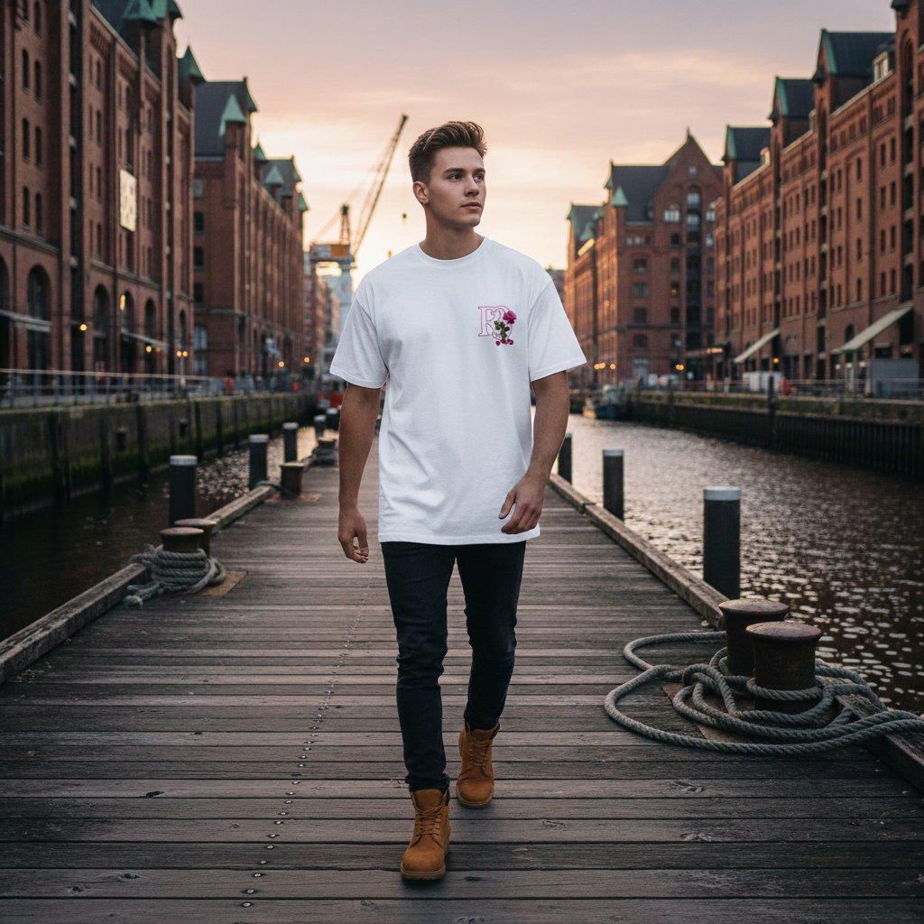 Beauty and the Rose – R3CEIVED Fashion Members Club Edition Pink Rose  BLACK diamond stars