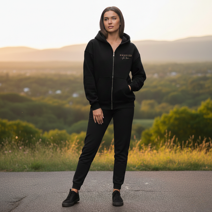 Softness for Her By R3CEIVED Oversized Zipper Hoodie