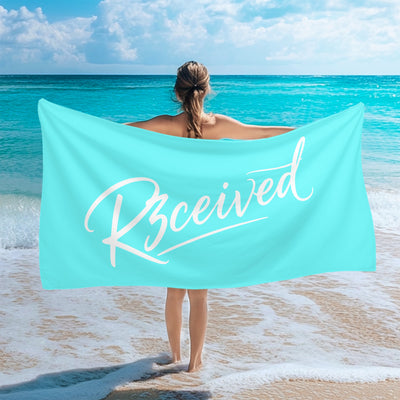 R3ceived signature, Beach Towel - S/M/L