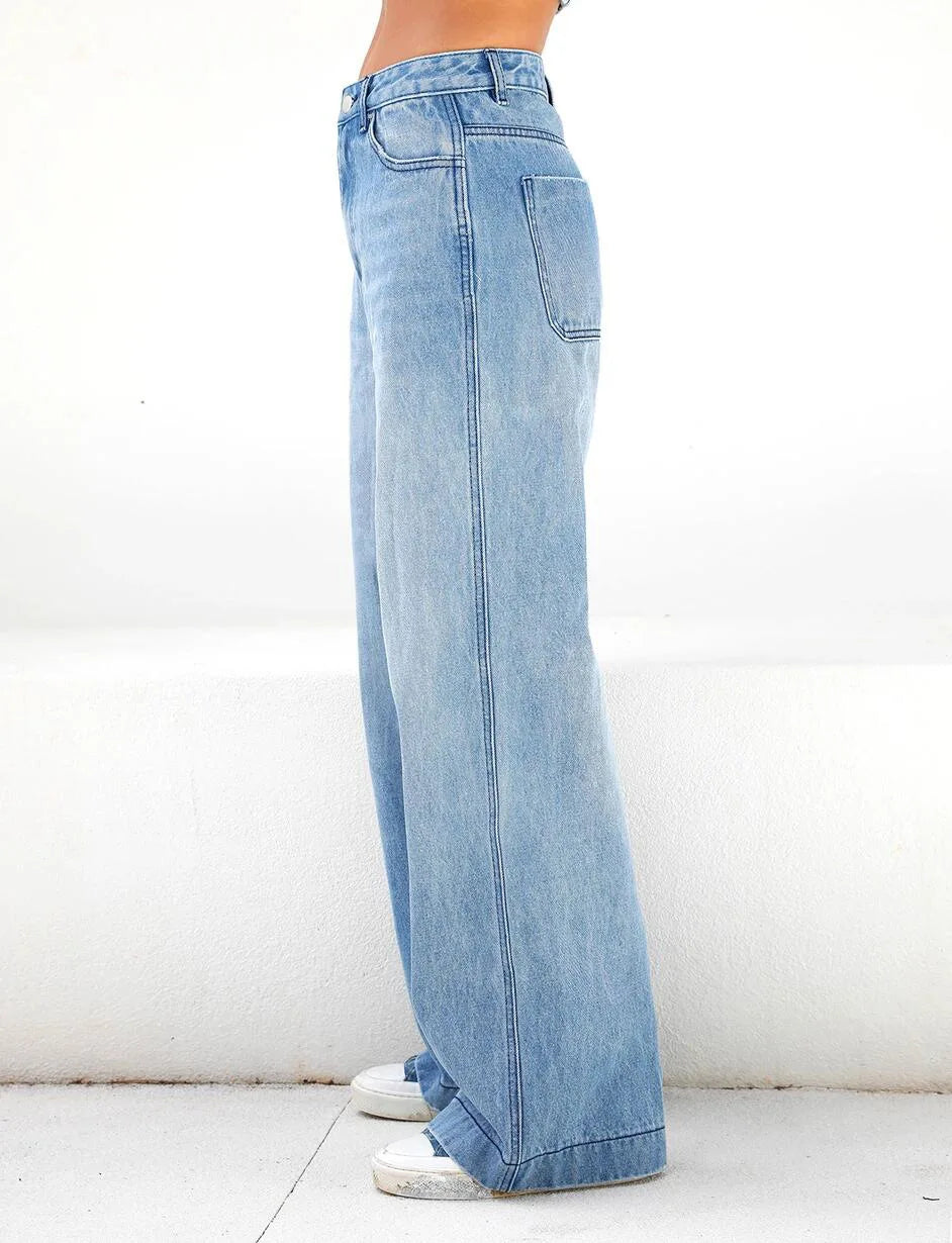 NEW!! R3ceived Women's  Vintage Blue Denim Jeans - R3ceived