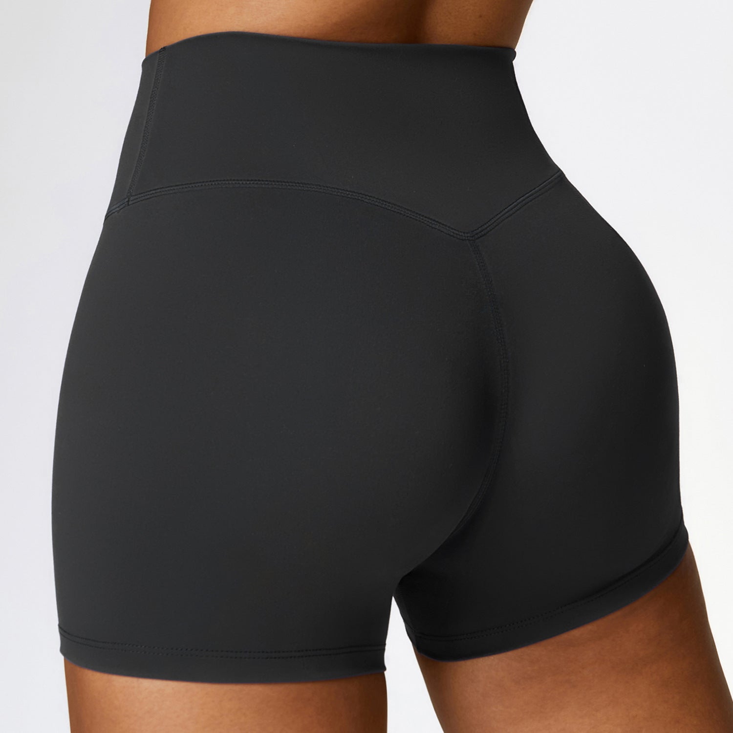 R3ceived  Shaved tight yoga shorts for women - R3ceived