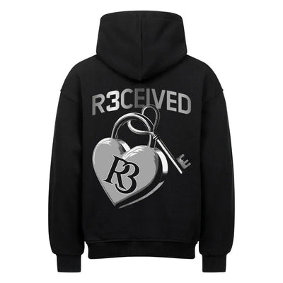 R3 key to my heart ,Oversized Hoodie R3ceived