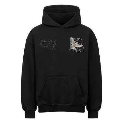 R3, Oversized  The Messiah John 3:16 Hoodie