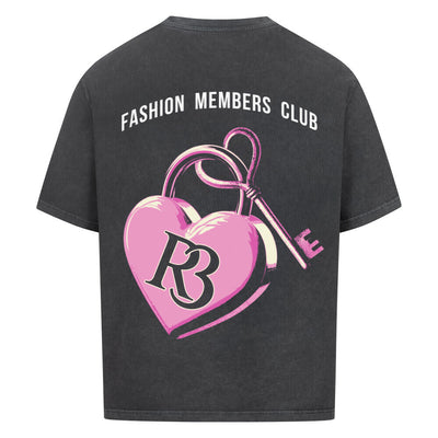 R3, Key to my heart Oversized Shirt Fashion members club