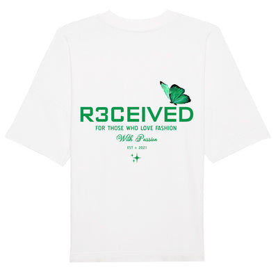 R3ceived Butterfly design Oversized fit