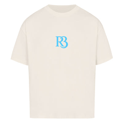 R3ceived Oversized Monogram T Shirt- Sky Blue logo fashion Members club Collection