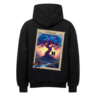 R3ceived, Garden of Eden Oversized Streetwear Hoodie.