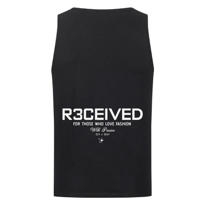Beauty and the Rose – R3CEIVED Sleeveless Tanktop Sky blue rose