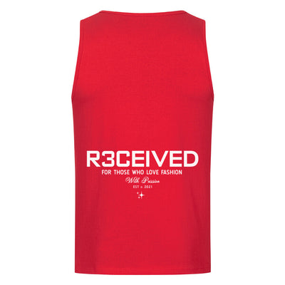 Beauty and the Rose – R3CEIVED Sleeveless Tanktop Sky blue rose