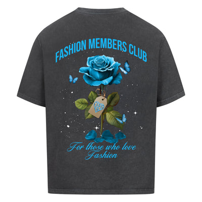 Beauty and the Rose – R3CEIVED Fashion Members Club Edition Sky blue rose  white diamond stars