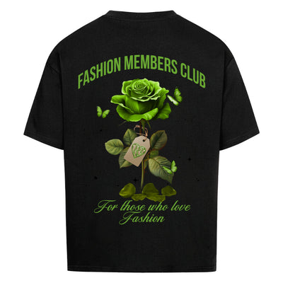 Beauty and the Rose – R3CEIVED Fashion Members Club Edition  Green rose black diamond stars