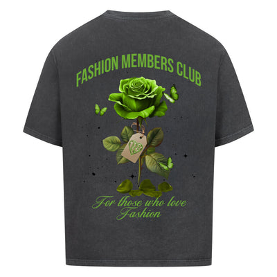 Beauty and the Rose – R3CEIVED Fashion Members Club Edition  Green rose black diamond stars