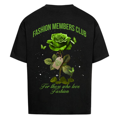 Beauty and the Rose – R3CEIVED Fashion Members Club Edition Green rose white diamond stars
