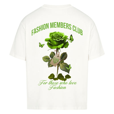 Beauty and the Rose – R3CEIVED Fashion Members Club Edition Green rose white diamond stars