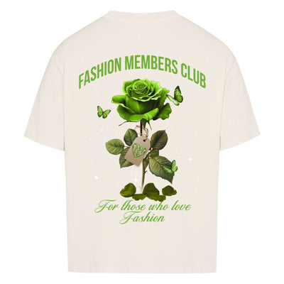 Beauty and the Rose – R3CEIVED Fashion Members Club Edition Green rose white diamond stars