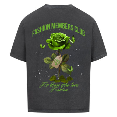 Beauty and the Rose – R3CEIVED Fashion Members Club Edition Green rose white diamond stars