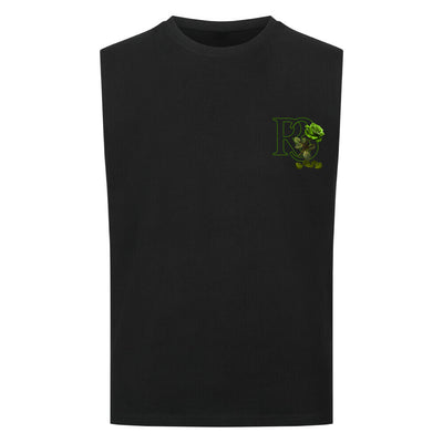 Beauty and the Rose – Green Rose starrdust Edition (Sleeveless Oversized Tee)