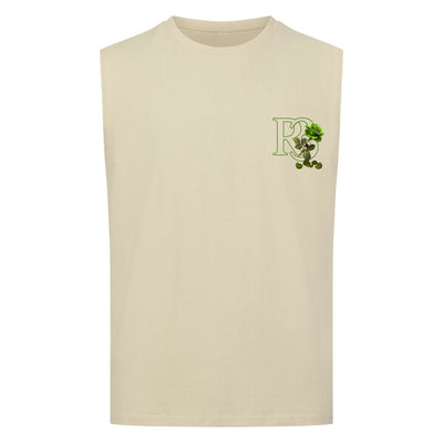 Beauty and the Rose – Green Rose starrdust Edition (Sleeveless Oversized Tee)