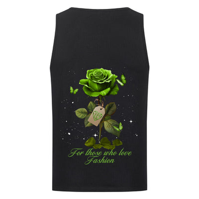 Beauty and the Rose – Green Rose stardust Edition (Men’s Classic Tank Top)