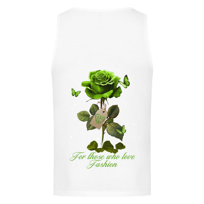 Beauty and the Rose – Green Rose stardust Edition (Men’s Classic Tank Top)