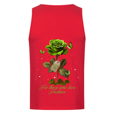 Beauty and the Rose – Green Rose stardust Edition (Men’s Classic Tank Top)