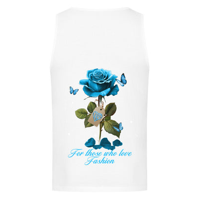 Beauty and the Rose – Sky Blue Rose stardust Edition (Men’s Classic Tank Top)