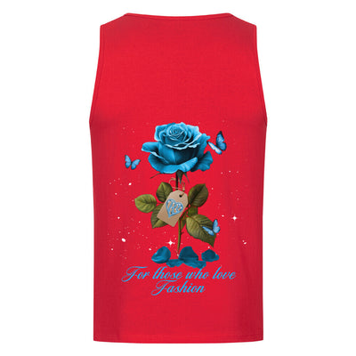 Beauty and the Rose – Sky Blue Rose stardust Edition (Men’s Classic Tank Top)