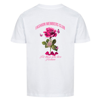 Beauty and the Rose – Pink Rose stardust Edition (Girls Premium Organic T-Shirt)