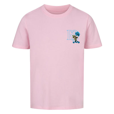 Beauty and the Rose – Sky Blue rose stardust Edition (Jongens Premium Organic T-Shirt)