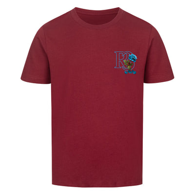 Beauty and the Rose – Sky Blue rose stardust Edition (Jongens Premium Organic T-Shirt)