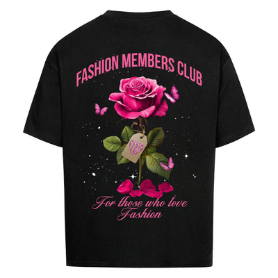 Beauty and the Rose – R3CEIVED Fashion Members Club Edition Pink Rose BLACK white diamond stars
