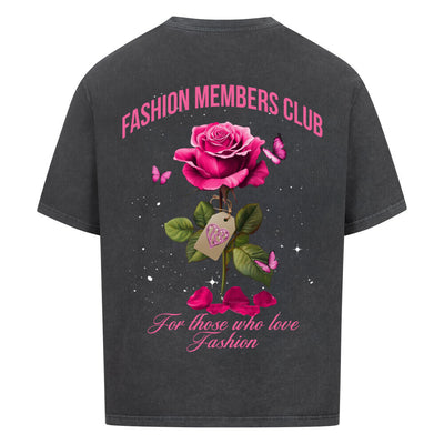 Beauty and the Rose – R3CEIVED Fashion Members Club Edition Pink Rose BLACK white diamond stars