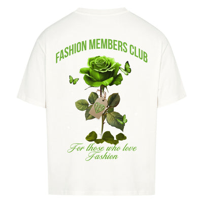 Beauty and the Rose – R3CEIVED Fashion Members Club Edition Green rose white diamond stars