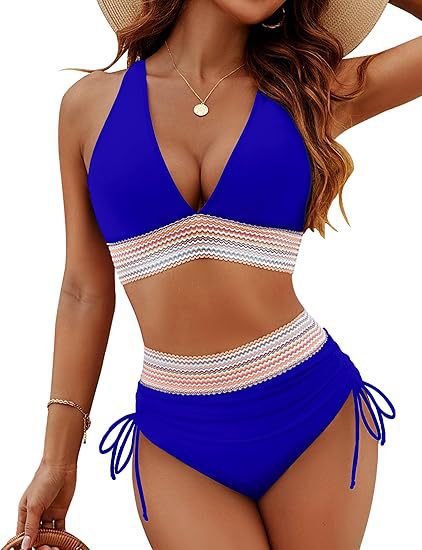 R3 color split sexy bikini R3ceived swimsuit - R3ceived