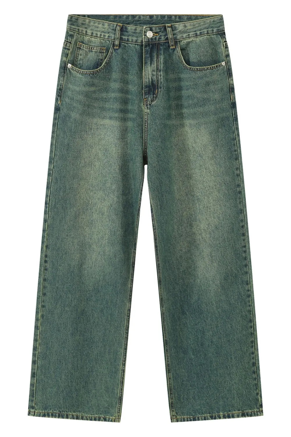 Pocketed Baggy Jeans - R3ceived