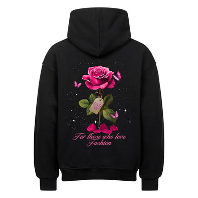 Beauty & the Rose Hoodie – R3CEIVED white Diamond stars edition