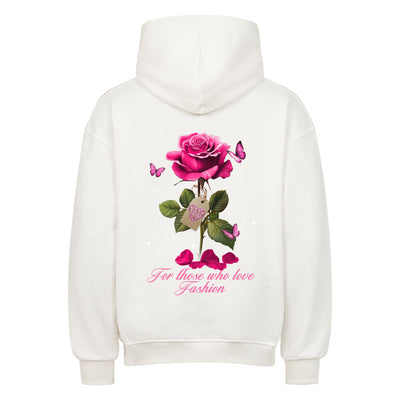 Beauty & the Rose Hoodie – R3CEIVED white Diamond stars edition