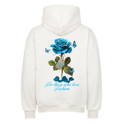 Beauty & the Rose Hoodie – R3CEIVED Sky blue white diamonds edition