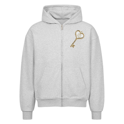 ✨🔑 Key to My Heart – Night Edition zip Hoodie 🌙✨ | R3CEIVED