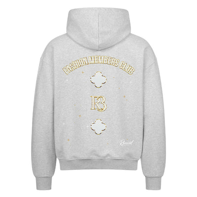 Clover at night by R3CEIVED Zip Hoodie Fashion Members Club exclusive V4