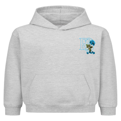 R3CEIVED Kids Hoodie – Beauty & the Rose Blue Night Edition 💙🌹✨