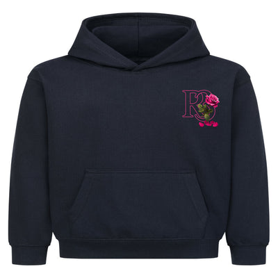 R3CEIVED Kids Hoodie – Beauty & the Rose Blue Night Edition 🌹✨