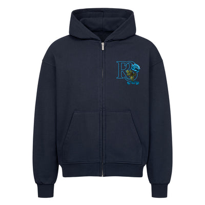 🌹✨ Beauty & the Rose – Signature Oversized Zip Hoodie | R3CEIVED Fashion Members Club ✨🌹
