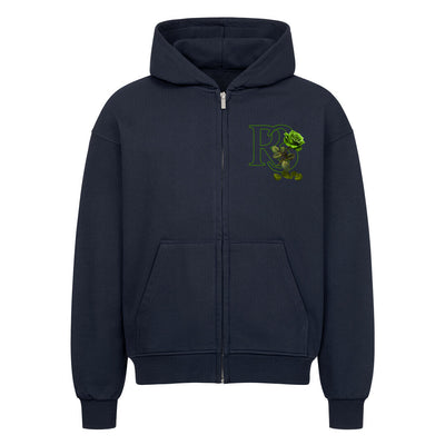 🌹✨ Beauty & the Rose – Signature Oversized Zip Hoodie | R3CEIVED Color Editions ✨🌹