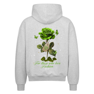 🌹✨ Beauty & the Rose – Signature Oversized Zip Hoodie | R3CEIVED Color Editions ✨🌹