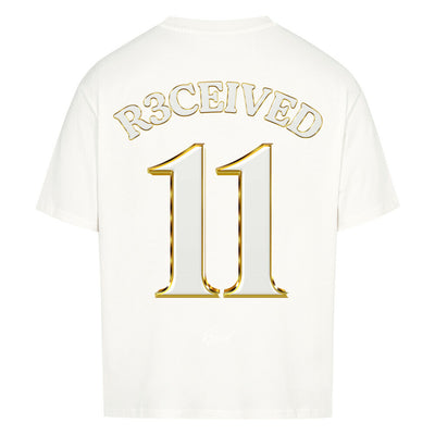 R3CEIVED  No.11 Exclusive Jersey tee big R3 signature